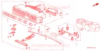 CONTROLLO RISCALDATORE(LH) per Honda PRELUDE 2.2 VTEC VTI 2 Porte 4 velocità automatico 2000