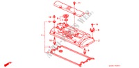 COPERTURA TESTA CILINDRO (DOHC VTEC) per Honda PRELUDE VTEC 2.2VTI 2 Porte 5 velocità manuale 2000