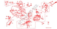 CORPO VALVOLA IMMISSIONE(DOHC) per Honda PRELUDE VTEC 2.2VTI 2 Porte 5 velocità manuale 2000