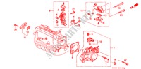 CORPO VALVOLA IMMISSIONE(SOHC) per Honda PRELUDE 2.0I 2 Porte 5 velocità manuale 2001
