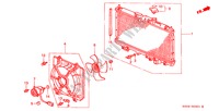 RADIATORE(TOYO) per Honda PRELUDE TYPE-S 2 Porte 5 velocità manuale 2000