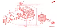 SOFFIATORE RISCALDATORE(LH) per Honda PRELUDE 2.2 VTEC VTI 2 Porte 4 velocità automatico 2000