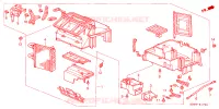 UNITA RISCALDATORE(LH) per Honda PRELUDE 2.2 VTEC VTI 2 Porte 4 velocità automatico 2000