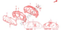 COMPONENTI INDICATORE(NS) (1) per Honda CIVIC EXI 4 Porte 5 velocità manuale 2001