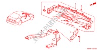 CONDOTTO(LH) per Honda CIVIC EXI 4 Porte 5 velocità manuale 2001