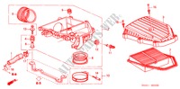 FILTRO ARIA per Honda CIVIC VTI-LDS 4 Porte 5 velocità manuale 2005