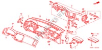 PANNELLO STRUMENTI(LH) per Honda CIVIC 1.6 ES 4 Porte 5 velocità manuale 2005