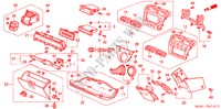 ABBELLIMENTO STRUMENTI(LATO PASSEGGERO) per Honda CIVIC VTI 5 Porte 5 velocità manuale 2001