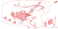 CONTROLLO RISCALDATORE per Honda CIVIC VI 5 Porte 5 velocità manuale 2001
