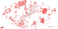 SERRATURE PORTIERE POST./ MANIGLIA ESTERNA per Honda CIVIC VTI 5 Porte 5 velocità manuale 2001