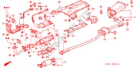 CONDOTTO SCARICO(L4) per Honda ACCORD 2.3 LEV 4 Porte 4 velocità automatico 2000
