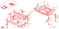 TRAVE POSTERIORE/TRAVE CROCIANTE per Honda ACCORD 3.0V6 4 Porte 4 velocità automatico 2000