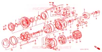 COMPONENTI COMPRESSORE per Honda ACCORD GL 4 Porte 4 velocità automatico 1983