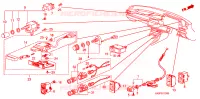 INTERRUTTORE(1) per Honda ACCORD GL 4 Porte 4 velocità automatico 1983