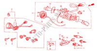 INTERRUTTORE(2) per Honda ACCORD GL 3 Porte 5 velocità manuale 1982