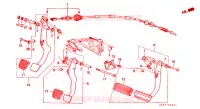 PEDALE per Honda ACCORD GL 4 Porte 4 velocità automatico 1983