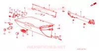 SCATOLA OGGETTI per Honda ACCORD GL 4 Porte 4 velocità automatico 1983