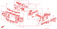 STRUTTURA CORPO(1) per Honda ACCORD GL 4 Porte 4 velocità automatico 1983