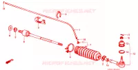 ASTA COLLEGAMENTO per Honda ACCORD EX 4 Porte 4 velocità automatico 1985