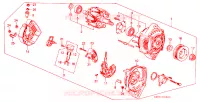 COMPONENTI ALTERNATORE (DENSO) per Honda ACCORD EX 4 Porte 4 velocità automatico 1985