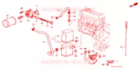 FILTRO DELL'OLIO/CALIBRO OLIO per Honda ACCORD EX 4 Porte 4 velocità automatico 1985