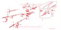 FRENO DI PARCHEGGIO per Honda ACCORD EX 4 Porte 4 velocità automatico 1985