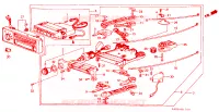 LEVA RISCALDATORE per Honda ACCORD EX 4 Porte 4 velocità automatico 1985