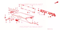 SCATOLA OGGETTI per Honda ACCORD EX 4 Porte 4 velocità automatico 1985
