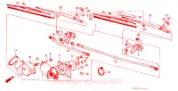 TERGICRISTALLO PARAVENTO per Honda ACCORD EX 4 Porte 4 velocità automatico 1985