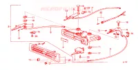 LEVA RISCALDATORE per Honda CIVIC STD 4 Porte 3 velocità automatico 1982