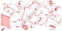 ARIA CONDIZIONATA (TUBI/CONDOTTI) ( '03) per Honda JAZZ 1.4LX 5 Porte 5 velocità manuale 2002