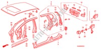 PANNELLI ESTERNI/PANNELLO POSTERIORE per Honda JAZZ 1.3LX 5 Porte pieno automatica 2005