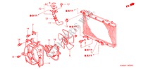 RADIATORE(TOYO RADIATOR) ('04 ) per Honda JAZZ 1.3GLI 5 Porte 5 velocità manuale 2005