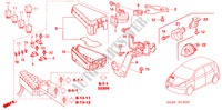UNITA DI CONTROLLO(SPAZIO MOTORE) per Honda JAZZ 1.4LX 5 Porte pieno automatica 2003