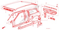 STRUTTURA CORPO(3)(2D) per Honda CIVIC 1.5S 3 Porte 5 velocità manuale 1984