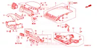 ABBELLIMENTO STRUMENTI(LATO GUIDATORE) (LH) per Honda ACCORD VTIE 4 Porte 5 velocità manuale 2005