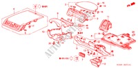 ABBELLIMENTO STRUMENTI(LATO GUIDATORE) (RH) per Honda ACCORD 3.0 SIR 4 Porte 5 velocità automatico 2006
