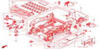 COMP. SEDILE ANT. (S.)(SEDILE ALIMENTO PIENO) per Honda ACCORD VTIE 4 Porte 5 velocità manuale 2005