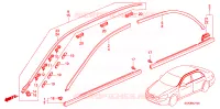 MODANATURA per Honda ACCORD VTIE 4 Porte 5 velocità manuale 2005