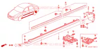 PROTETTORE per Honda ACCORD VTIE 4 Porte 5 velocità manuale 2005