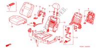 SEDILE ANTERIORE(S.) (RH) per Honda ACCORD VTI 4 Porte 5 velocità automatico 2005