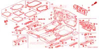 STOINO PAVIMENTO per Honda ACCORD VTIE 4 Porte 5 velocità manuale 2005