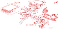 ABBELLIMENTO STRUMENTI(LATO GUIDATORE) (RH) per Honda ACCORD SIR 4 Porte 5 velocità automatico 2007
