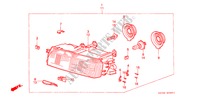 FANALE(2) per Honda ACCORD STD 4 Porte 4 velocità automatico 1989