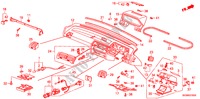 PANNELLO STRUMENTI(RH) per Honda ACCORD EX 1600 4 Porte 4 velocità automatico 1989