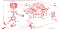 SOFFIATORE RISCALDATORE per Honda ACCORD EX 4 Porte 4 velocità automatico 1988