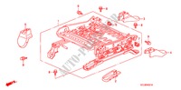 COMP. SEDILE ANT. (D.)(ALTEZZA MANUALE) per Honda CITY ZX VTI-L 4 Porte 5 velocità manuale 2008