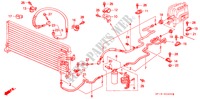 ARIA CONDIZIONATA (TUBI/CONDOTTI) per Honda PRELUDE 4WS 2.0 SI 2 Porte 5 velocità manuale 1988