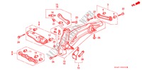 BRACCIO INFERIORE POST. per Honda CIVIC DX 1200 4 Porte 5 velocità manuale 1990