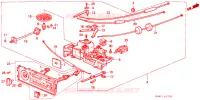 CONTROLLO RISCALDATORE per Honda CIVIC DX 4 Porte 5 velocità manuale 1988